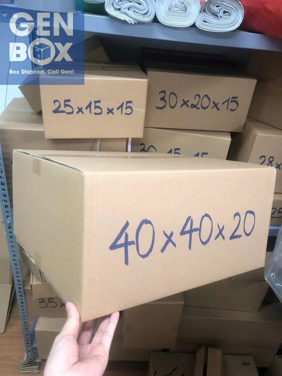 Bản thiết kế quy cách và khuôn cắt hộp carton tại Genbox.