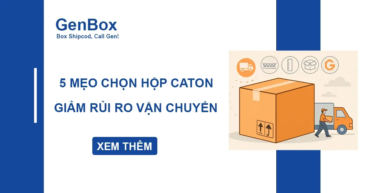5 Mẹo Chọn Hộp Carton Giúp Giảm Thiểu Rủi Ro Khi Vận Chuyển