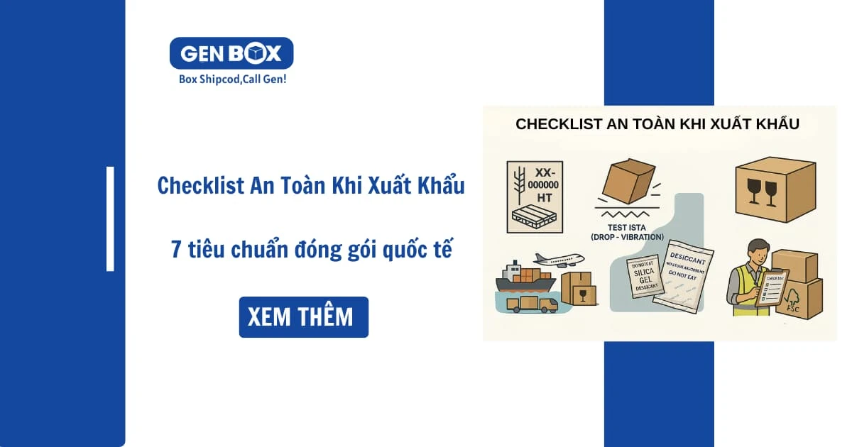 Checklist An Toàn Khi Xuất Khẩu 7 Tiêu Chuẩn Đóng Gói Quốc Tế