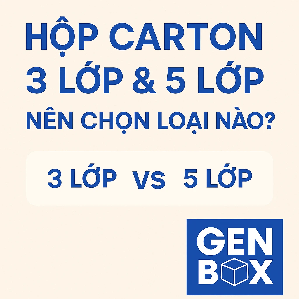 Hộp carton 3 lớp & 5 lớp – nên chọn loại nào?
