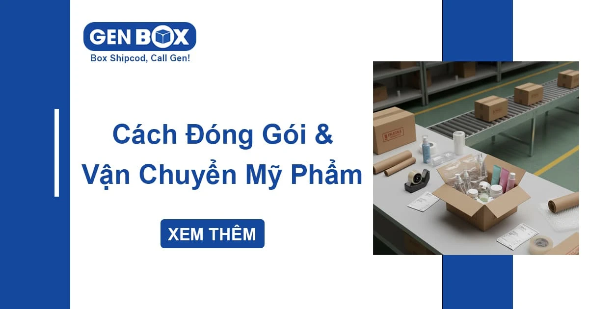 Cách Đóng Gói Và Vận Chuyển Mỹ Phẩm An Toàn, Chuyên Nghiệp