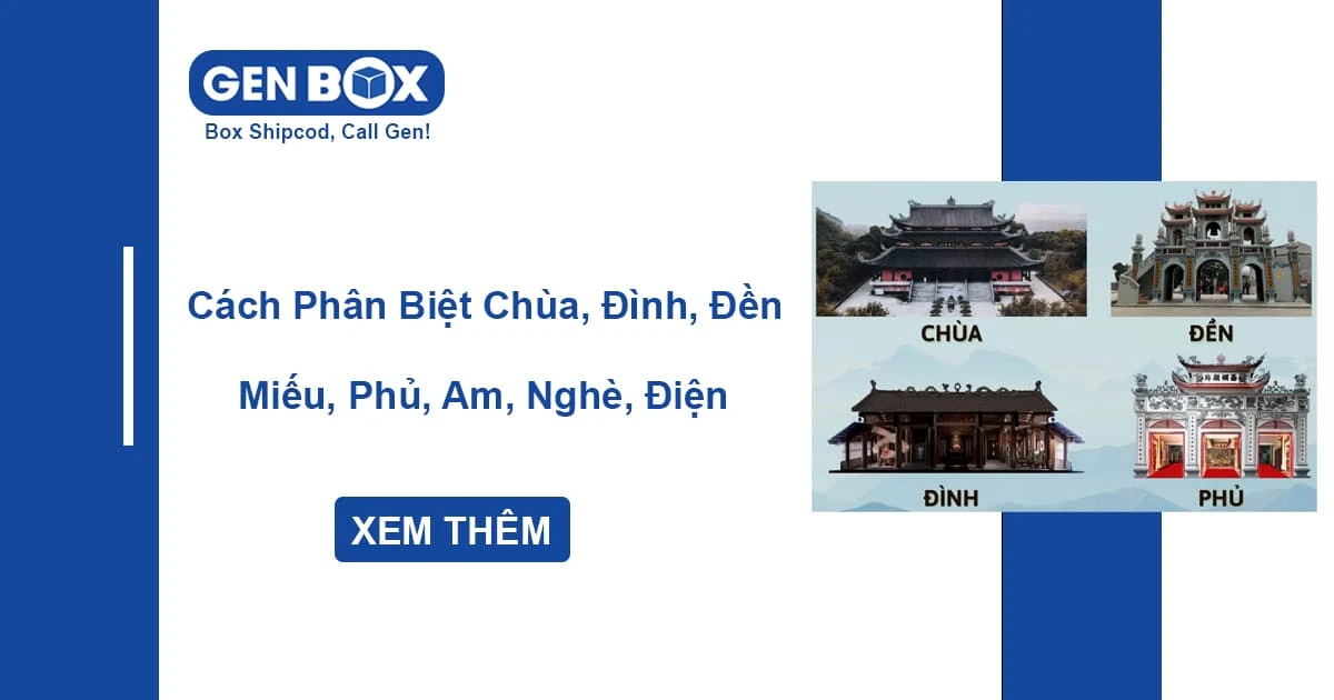 Cách Phân Biệt Chùa, Đình, Đền, Miếu, Phủ, Am, Nghè, Điện