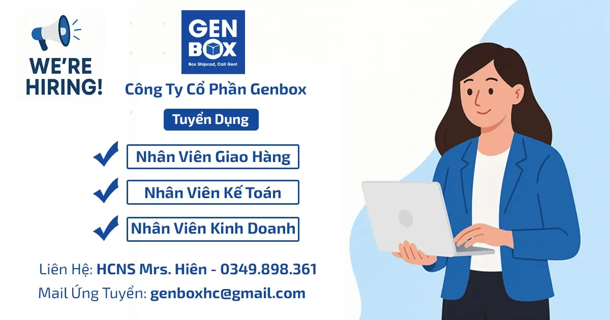 Genbox Tuyển Dụng Tháng 6 Năm 2025