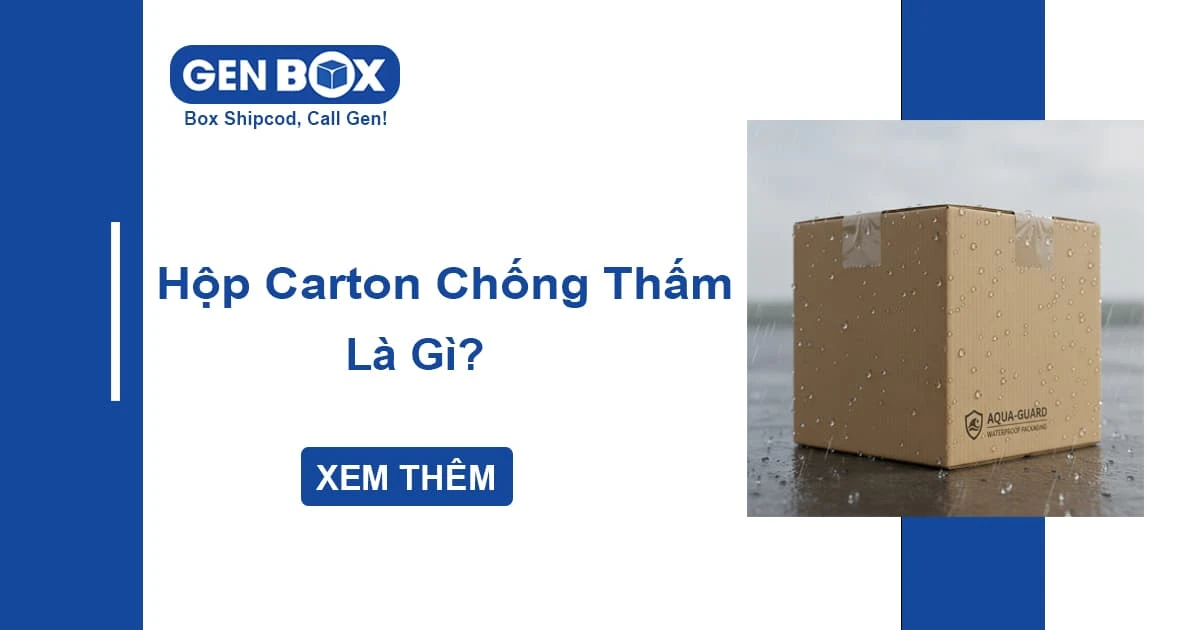 Hộp Carton Chống Thấm Là Gì? Ứng Dụng Và Ưu Điểm Trong Đóng Gói Hàng Hóa