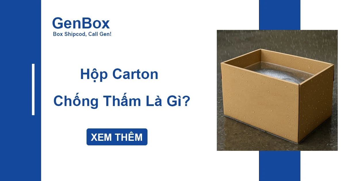 Hộp Carton Chống Thấm Là Gì? Ứng Dụng Và Ưu Điểm Trong Đóng Gói Hàng Hóa