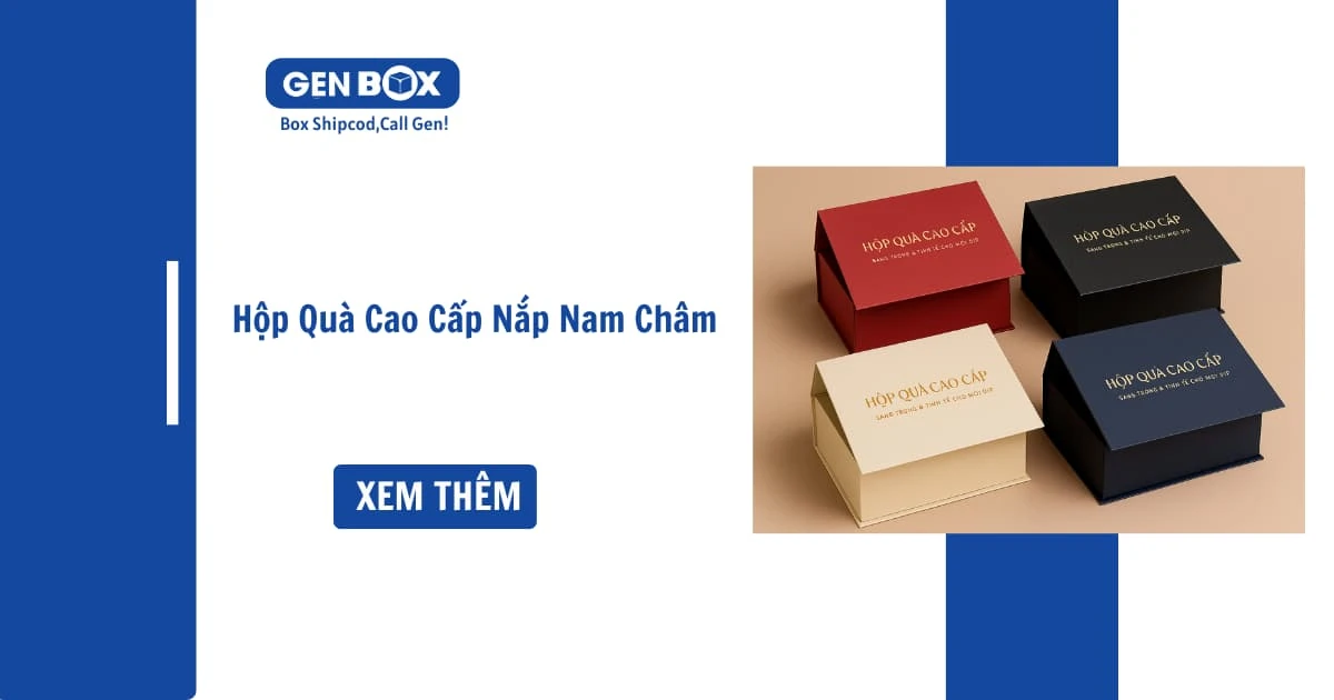 Hộp Quà Cao Cấp Nắp Nam Châm – Sang Trọng & Tinh Tế