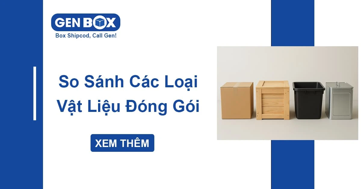 So Sánh Các Loại Vật Liệu Đóng Gói: Tại Sao Thùng Carton Là Lựa Chọn Tối Ưu Nhất?