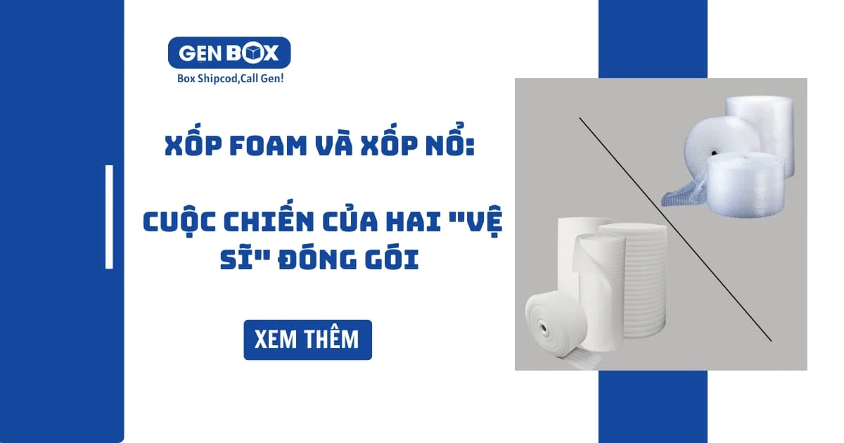 Xốp Foam và Xốp Nổ: Cuộc Chiến Của Hai "Vệ Sĩ" Đóng Gói
