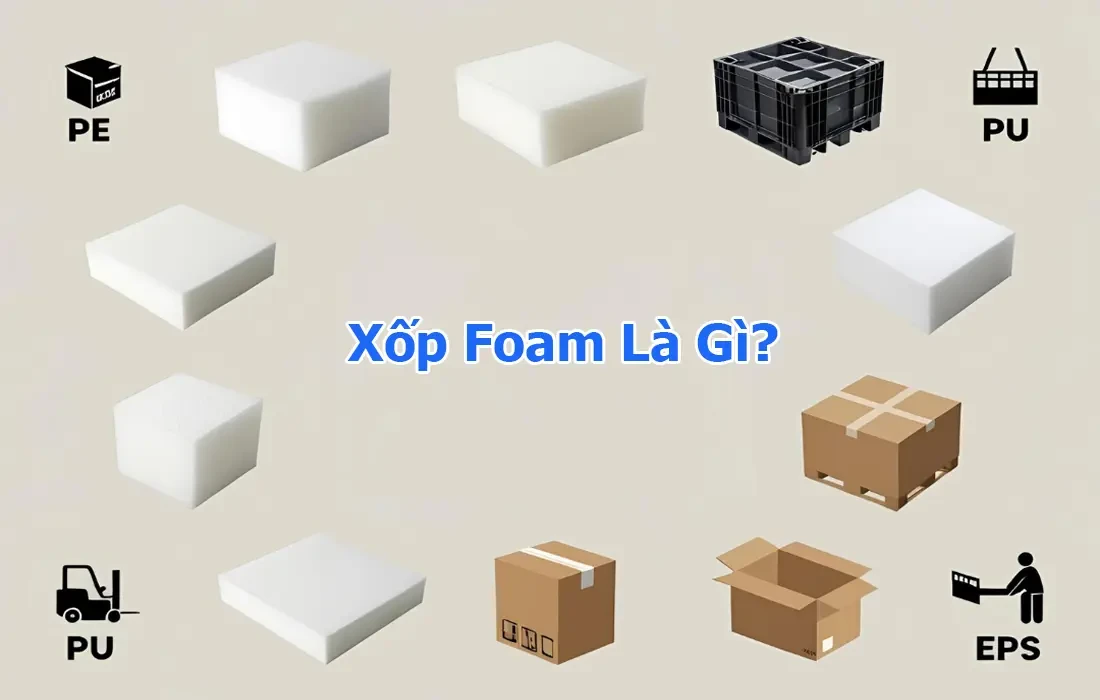 Xốp Foam Là Gì? Tất Tần Tật Về Vật Liệu Đóng Gói Hiện Đại