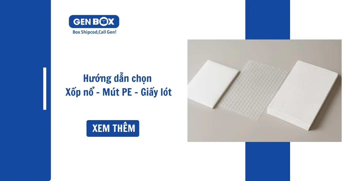 Hướng Dẫn Chọn Xốp Nổ – Mút PE – Giấy Lót: Nên Chọn Loại Nào?