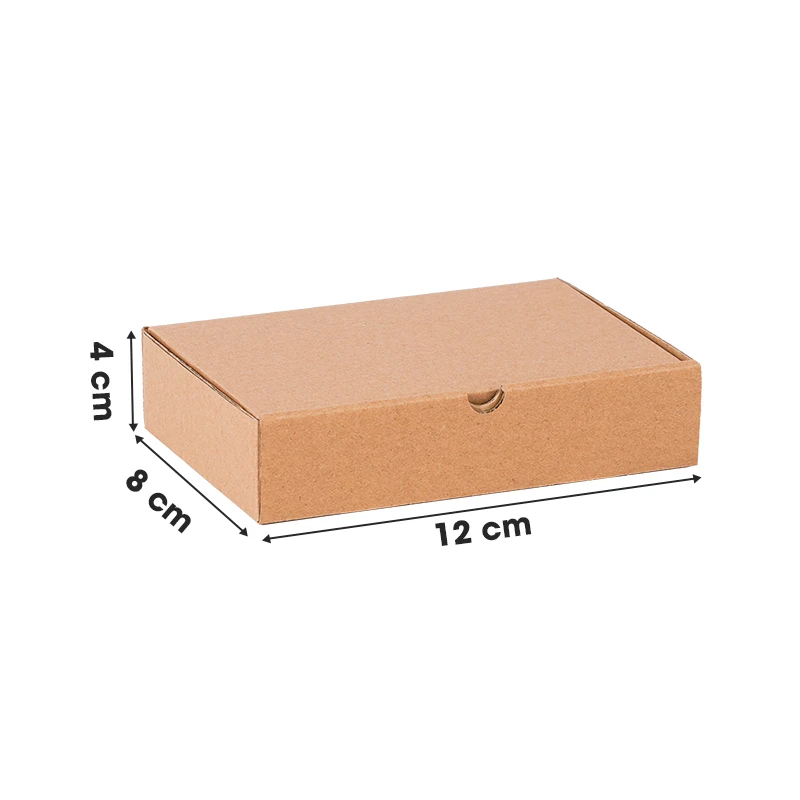 Hộp Carton nắp cài 12x8x4