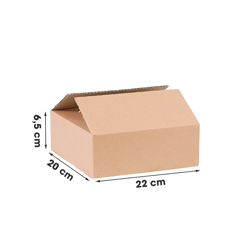 Hộp Carton đối khẩu 22x20x6.5