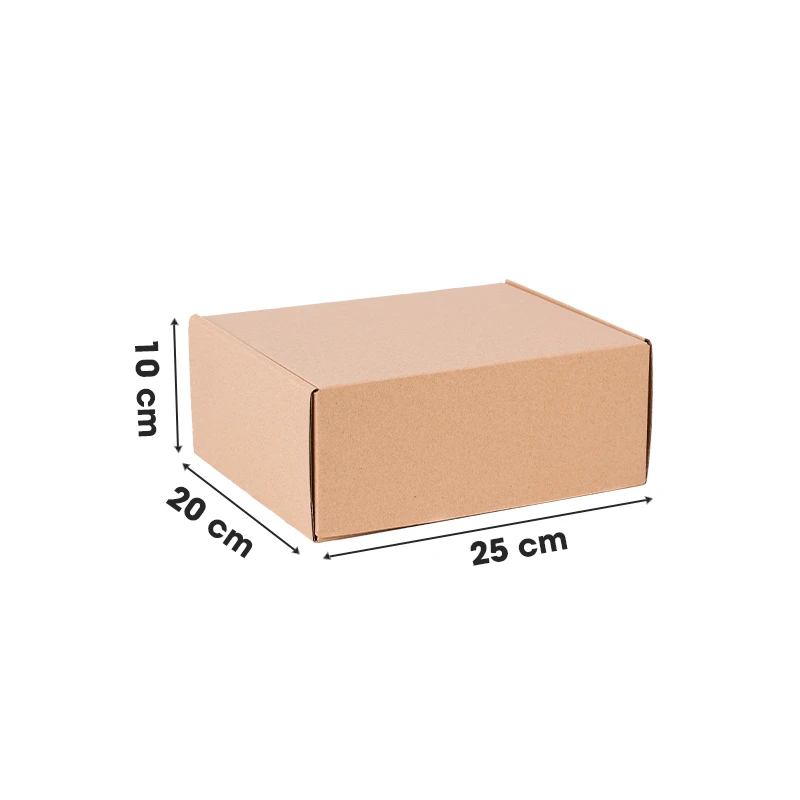 Hộp Carton nắp cài 25x20x10