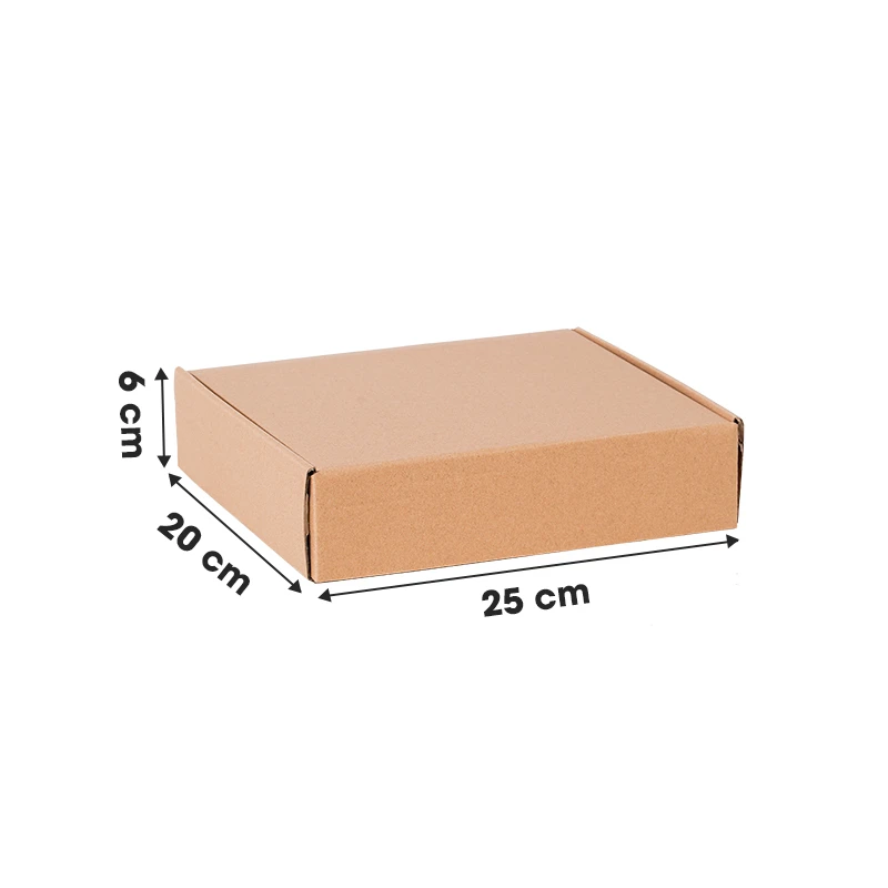 Hộp Carton nắp cài 25x20x6